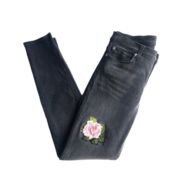 Hudson Nico Mid-rise Ankle Jeans Embroidered 29 - Picture 4 of 9